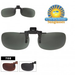Clip On Sunglasses with Polarized Lens 708
