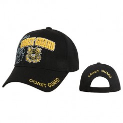 Black Coast Guard Wholesale Cap