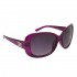 DE122 Women's Sunglasses Transparent Purple color frame