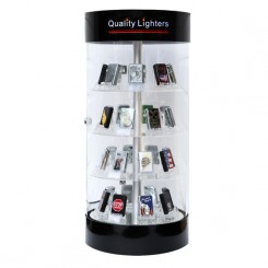Lighter Display Case Rotating | Lighted | Locking