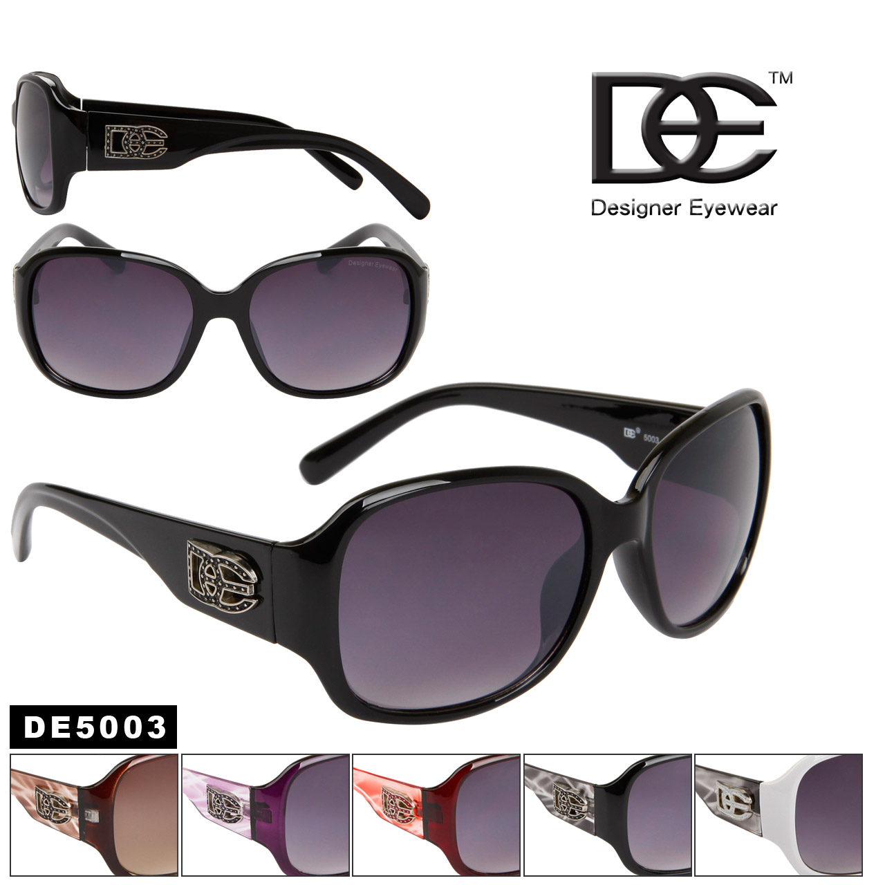 Designer DE™ Sunglasses DE5003 (Assorted Colors) (12 pcs.)