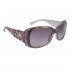 DE127 Designer Sunglasses for Ladies | Dark Grey ~  Light Grey ~ Brown Color Blend Transparent Frame