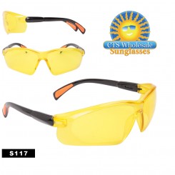 Yellow Tinted Safety Glasses | Driving Glasses