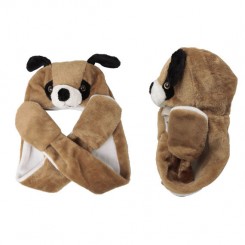 Puppy with Mittens
