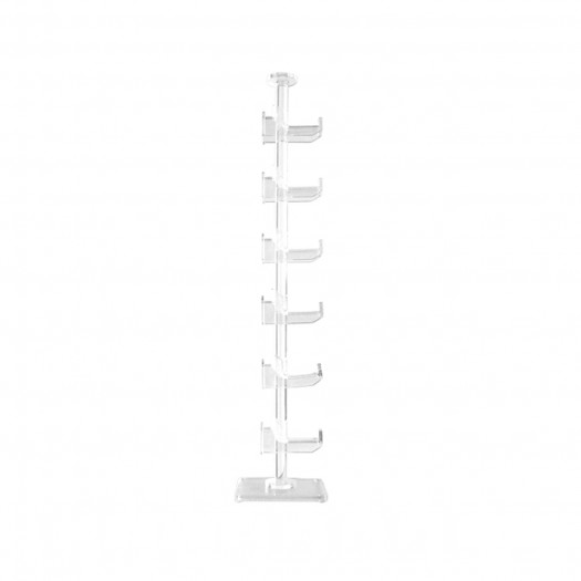 Clear Acrylic Display Stand | Holds 6 Pair(s)