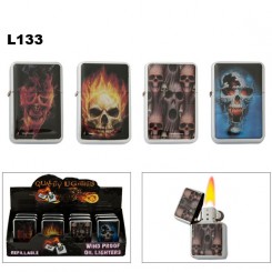 Lighters Wholesale Assorted Skulls