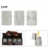 Attractive polished chrome with assorted patterns, very eye catching sparkle!