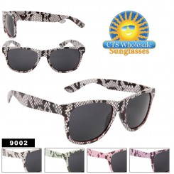 Snake Skin Wayfarer Sunglasses
