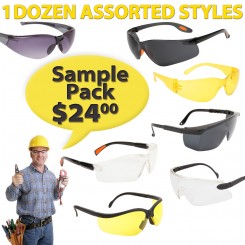 Sample Pack Wholesale Safety Glasses