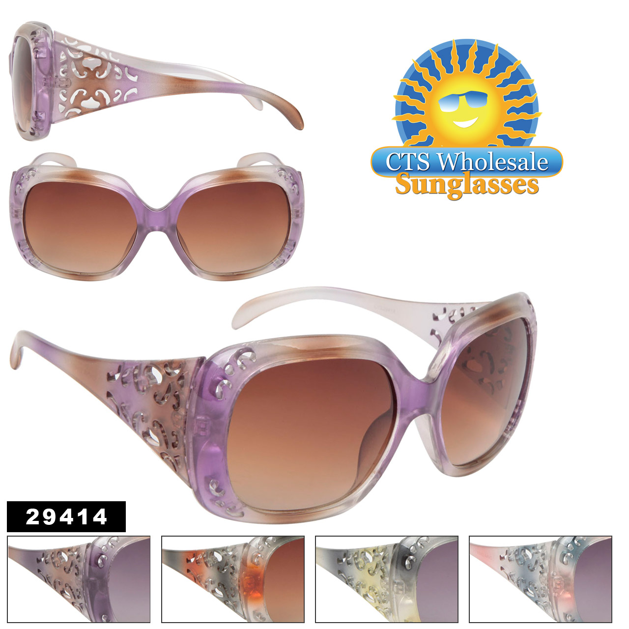 Women's Sunglasses 29414 (Assorted Colors) (12 pcs.)