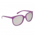 #9015 Mirrored Vuarnet Style Sunglasses | Purple Frame Color with Black Paint Splatter