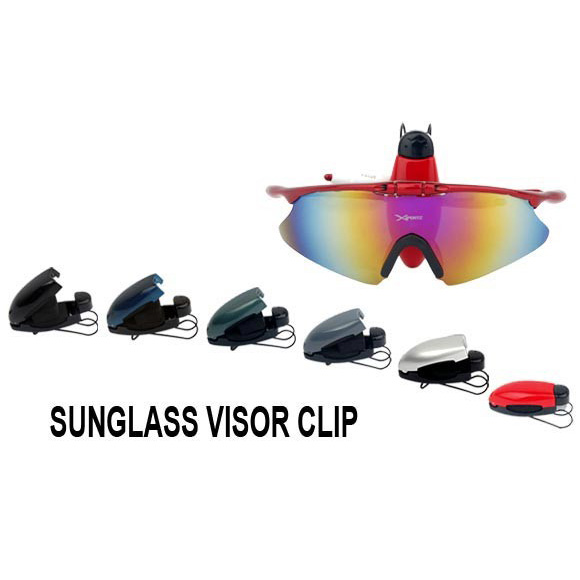 Visor Clips Wholesale 0059 (12 pcs.) Assorted Colors