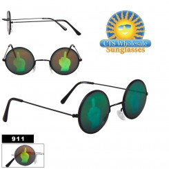 Middle Finger Hologram Sunglasses 911