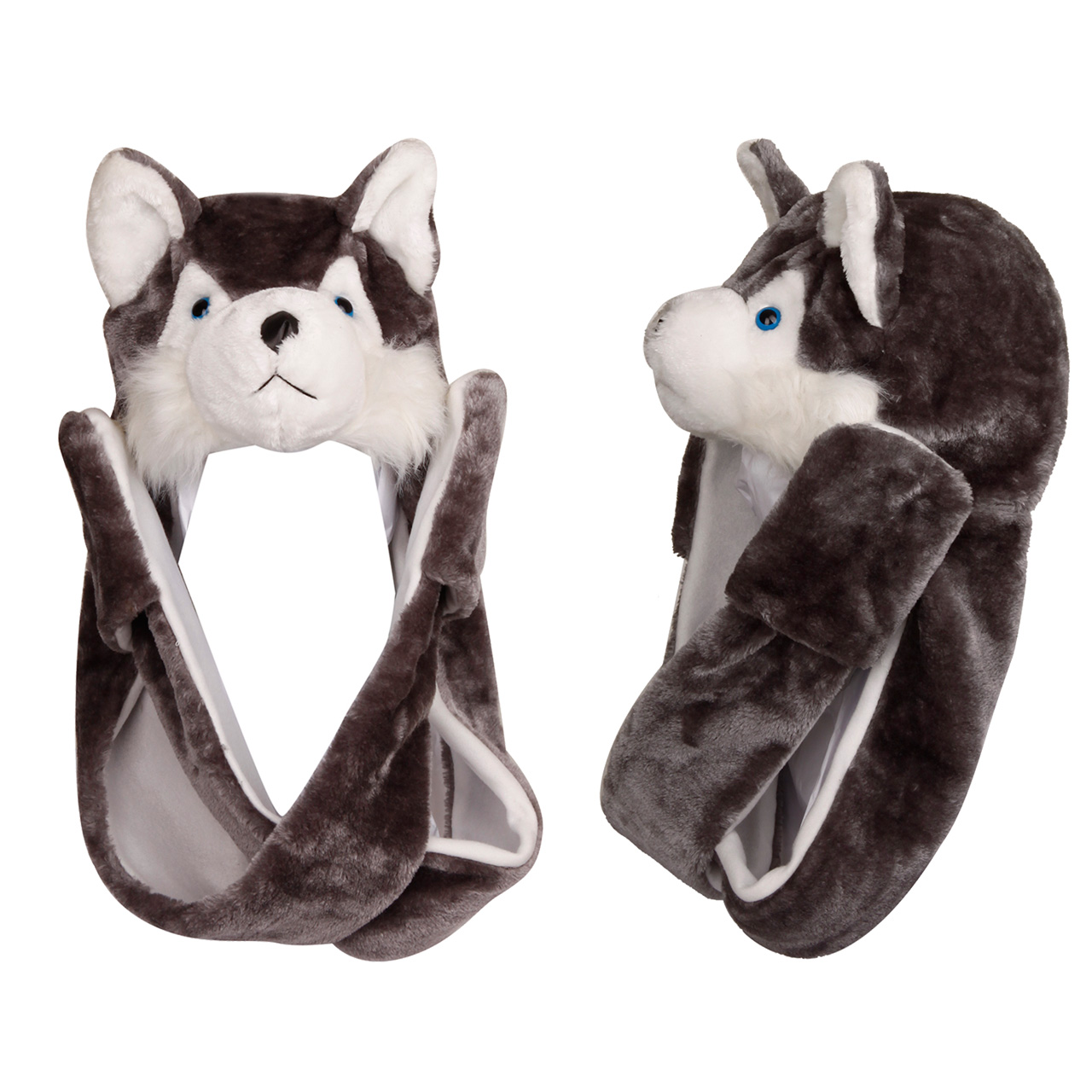 Wholesale Grey Wolf Animal Hat A110 (1 pc.)