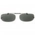 Polarized Clip On Sunglasses #711C Smoke Tint