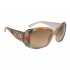 DE127 Designer Sunglasses for Ladies | Dark Grey ~  Light Grey ~ Orange Color Blend Transparent Frame