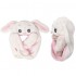 Wholesale Animal Hat | White & Pink Bunny with Long Arms