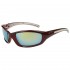 XS509 Sports Sunglasses Maroon Frames with Silver Accents