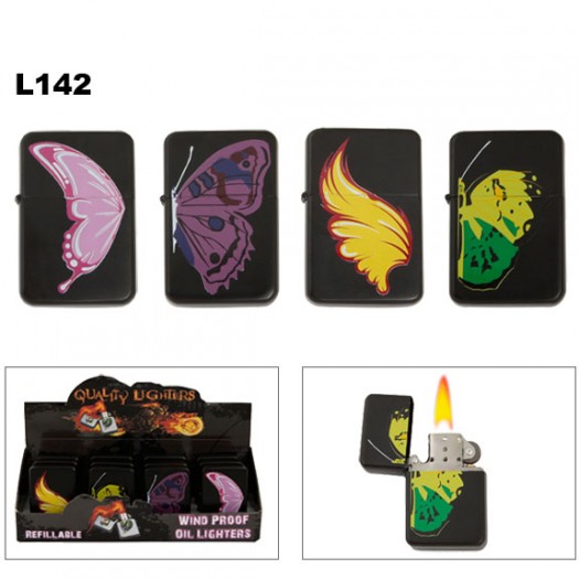 Lighters Wholesale Assorted Butterfly Designs