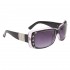 Diamond Eyewear Fashion Sunglasses for Women DI130 Black Frame with Transparent Light Pink