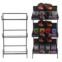 Display Rack for Oil Lighters | 3 Dozen Lighter Capacity