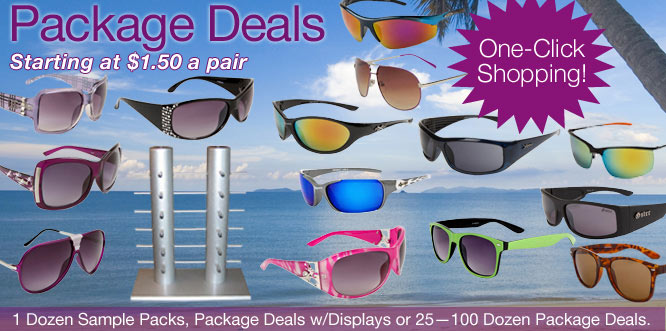Bulk Sunglasses Package Deals