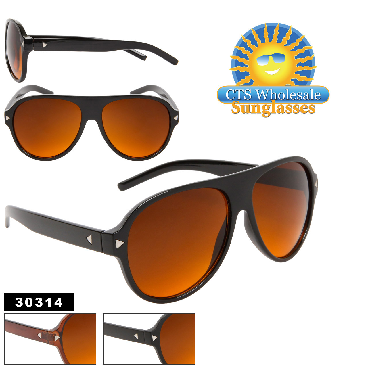 Wholesale Aviators 30314 Blue Light Blocking Lens! (Assorted Colors) (12 pcs.)