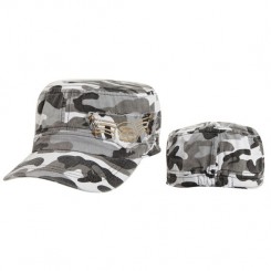 Grey Camo Army Hat