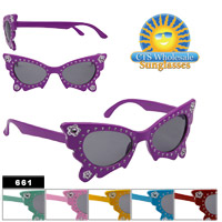 Girl's Butterfly Sunglasses 661