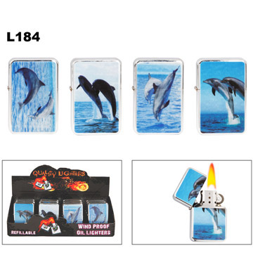 Dolphins Steel Lighters