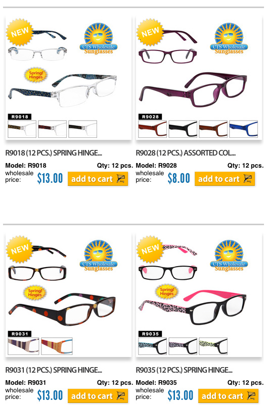 New Wholesale Reading Glasses