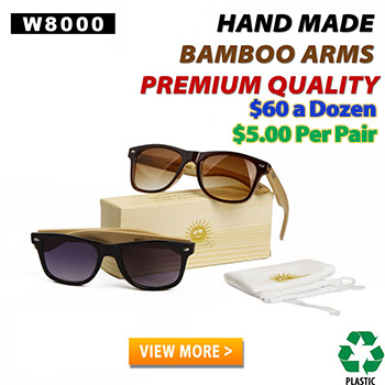 Wholesale Bamboo Sunglasses